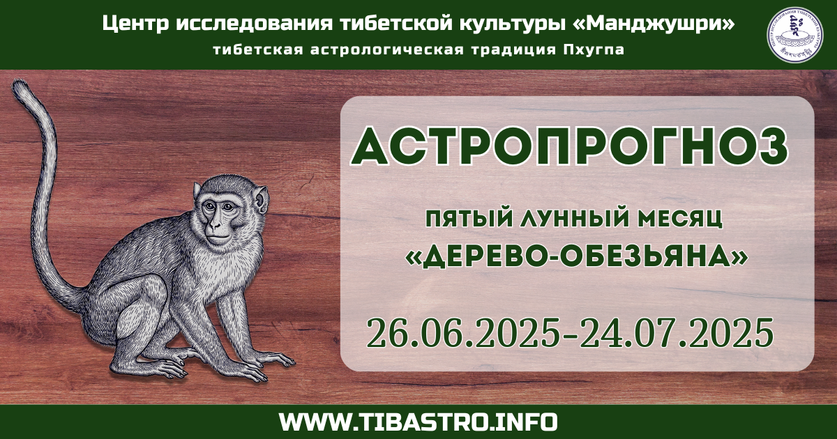 Изображение для прогноза Краткий астропрогноз на V лунный месяц «Дерево-Обезьяна»
